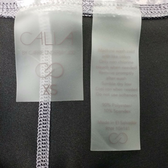 Calia Essential Collection Shark Python High Waist Ruched Capri Legging Women XS - Picture 11 of 13